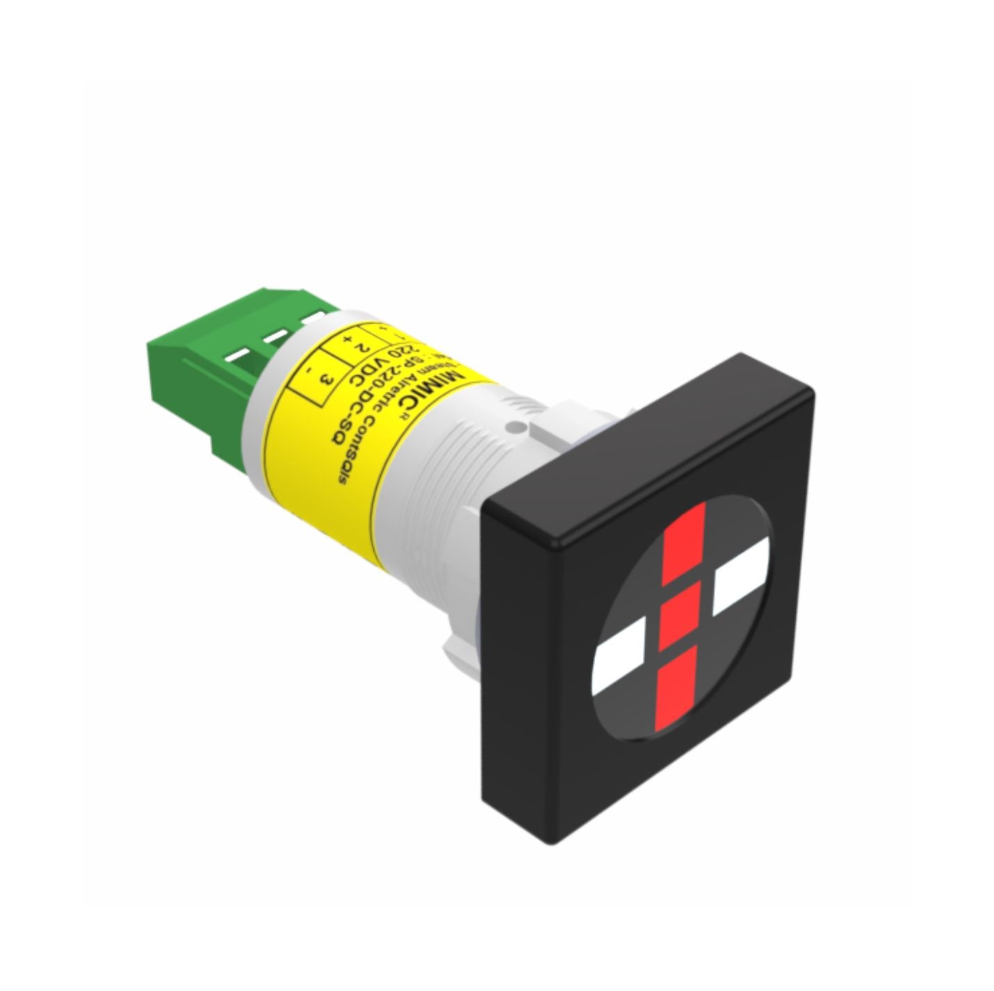 LED Semaphore Indicators-22.5 Cutout- Square