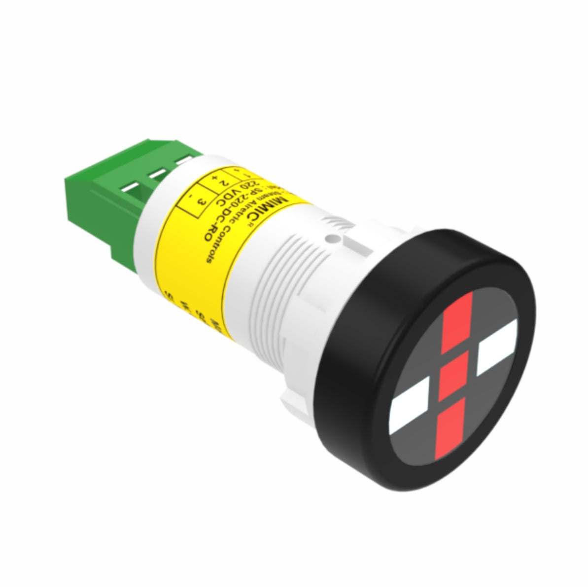 LED Semaphore Indicators-22.5 Cutout Round