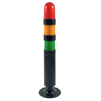 Tower Lamp Base Mounting Two Tier Buzzer + Red Flasher Green steady